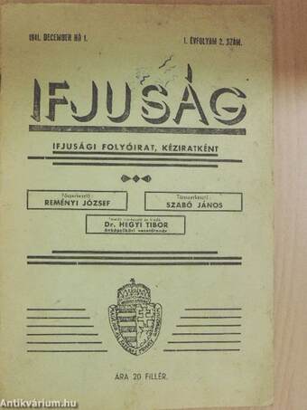 Ifjuság 1941. december 1.