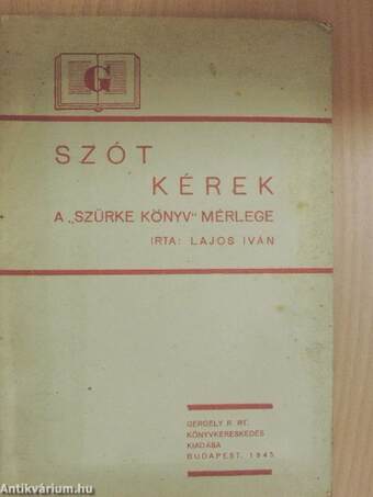 Szót kérek