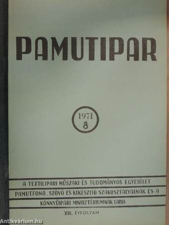 Pamutipar 1971/8.