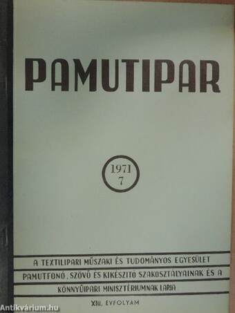 Pamutipar 1971/7.