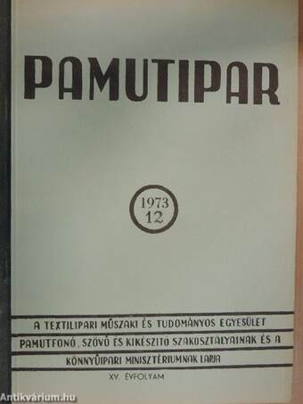 Pamutipar 1973/12.