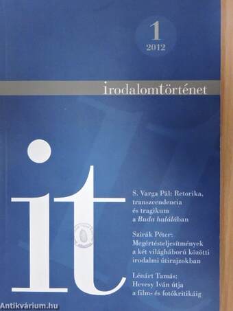 Irodalomtörténet 2012/1-4.