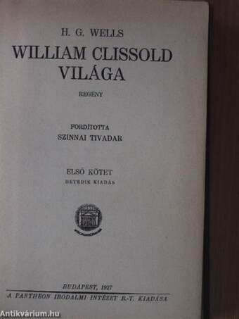 William Clissold világa I-II.