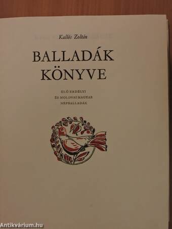 Balladák könyve - 4 db lemezzel