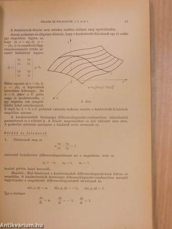 Műszaki matematikai gyakorlatok B. VIII.