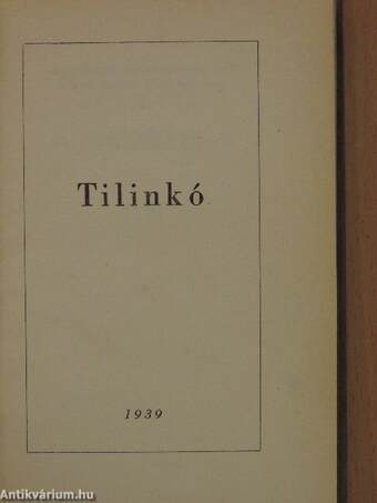 Tilinkó