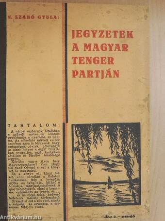 Jegyzetek a magyar tenger partján