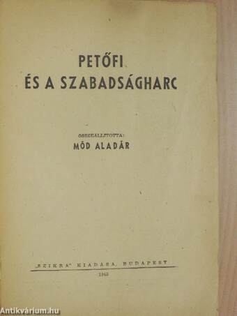 Petőfi és a szabadságharc