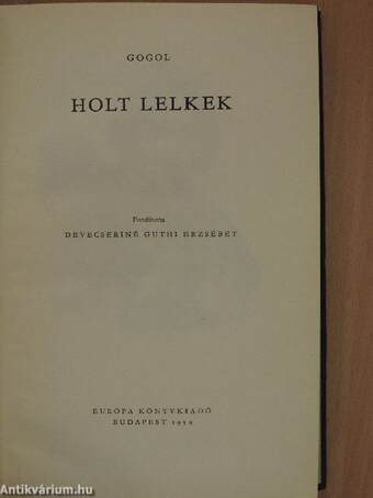 Holt lelkek