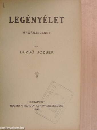 Legényélet