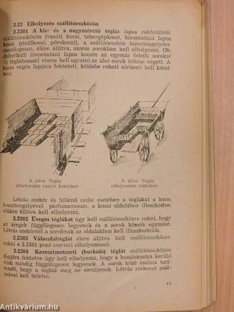 Technológiai előírások a munkahelyi rakodáshoz és anyagmozgatáshoz