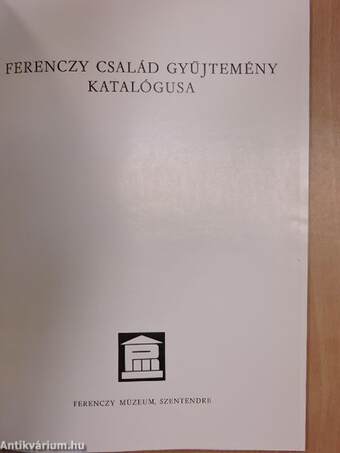 Ferenczy család gyűjtemény katalógusa