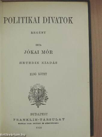 "41 kötet a Jókai Mór összes művei sorozatból (nem teljes sorozat)"