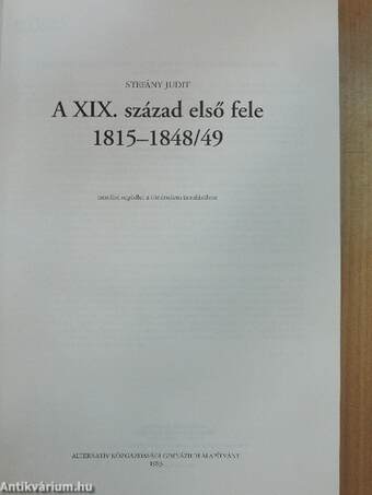 A XIX. század első fele