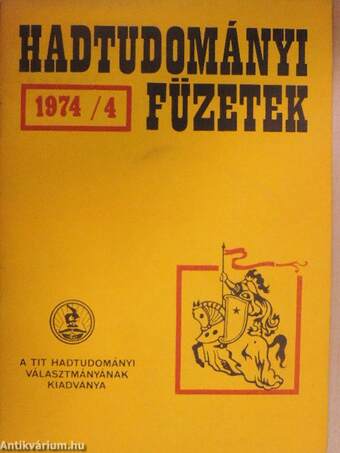 Hadtudományi füzetek 1974/4