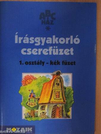 Írásgyakorló cserefüzet 1. osztály - kék füzet