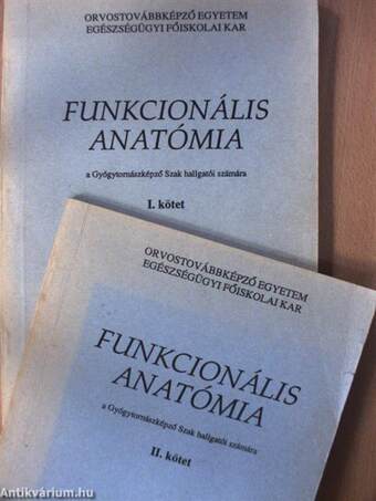 Funkcionális anatómia I-II.