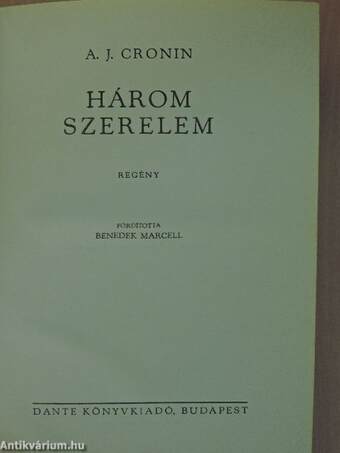 Három szerelem