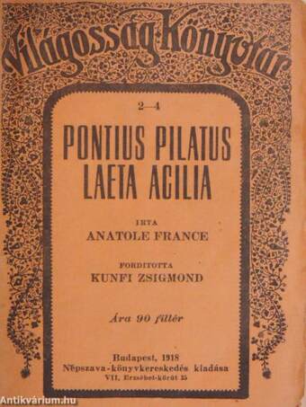 Pontius Pilatus/Laeta Acilia