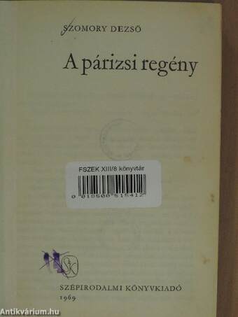 A párizsi regény