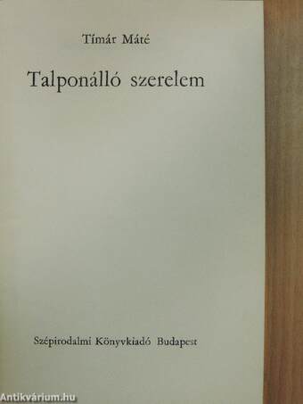 Talponálló szerelem