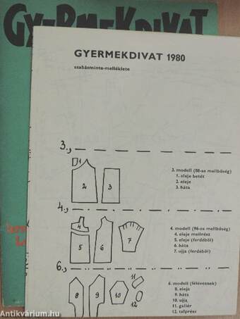 Gyermekdivat 1980