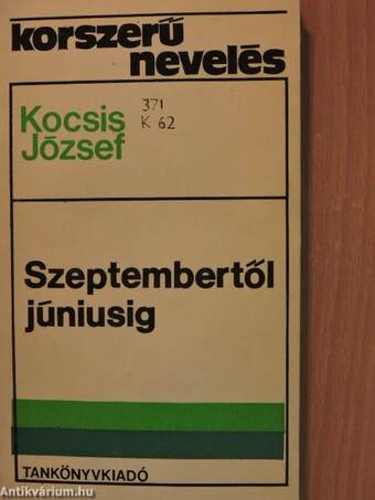 Szeptembertől júniusig