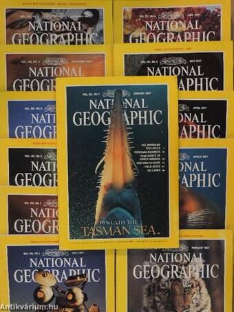 National Geographic January-December 1997.