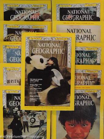 National Geographic 1972. (nem teljes évfolyam)