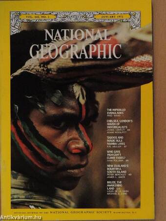 National Geographic 1972. (nem teljes évfolyam)