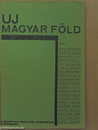 Uj Magyar Föld 1930/3.