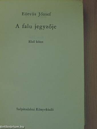 A falu jegyzője 1-2.