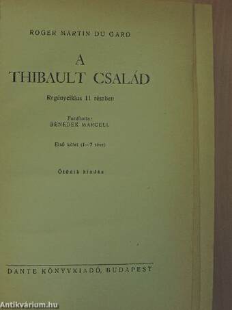 A Thibault család I-II.