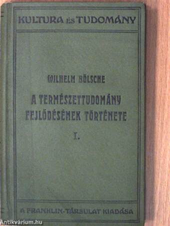 A természettudomány fejlődésének története I. (töredék)