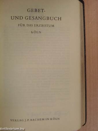 Gebet- und Gesangbuch für das Erzbistum Köln