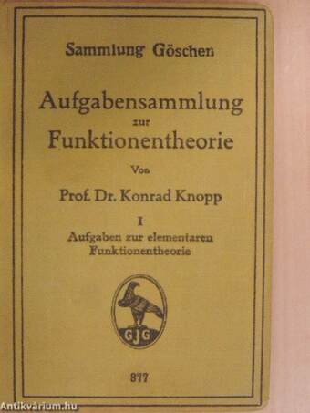 Aufgabensammlung zur Funktionentheorie I-II.