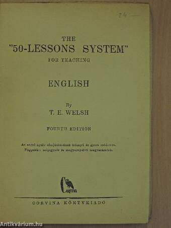 The "50-lesson system" for teaching english