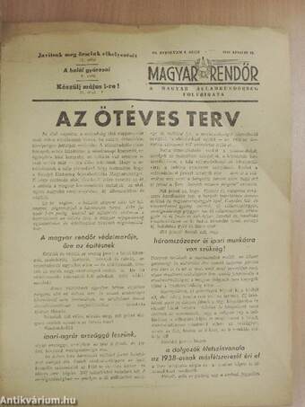 Magyar Rendőr 1949. április 15.