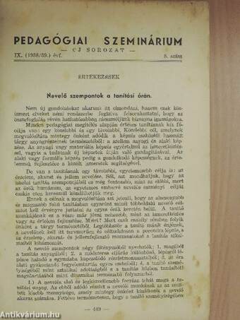 Pedagógiai Szeminárium 1938/39./8.