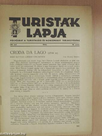 Turisták Lapja 1944/10.