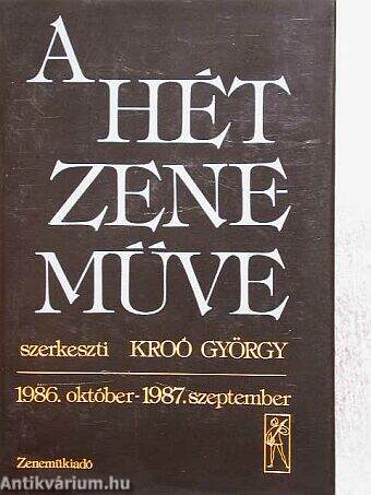 A hét zeneműve 1986. október-1987. szeptember