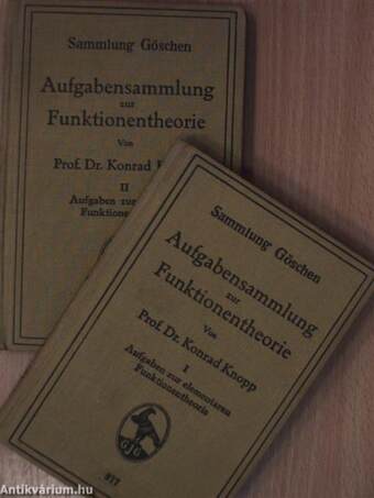 Aufgabensammlung zur Funktionentheorie I-II.