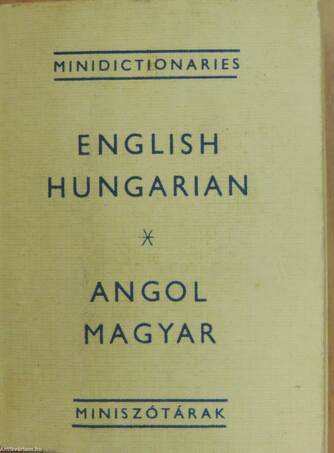 Angol-magyar miniszótár (minikönyv)