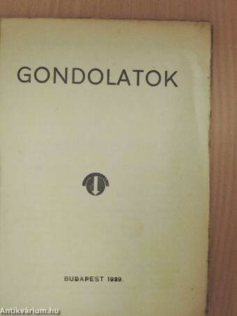 Gondolatok