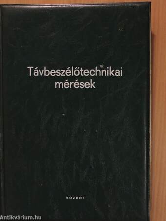 Távbeszélőtechnikai mérések