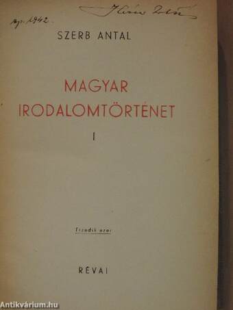 Magyar irodalomtörténet I-II.