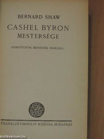 Cashel Byron mestersége