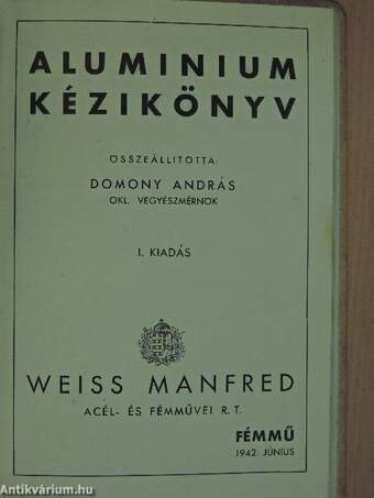 Aluminium Kézikönyv