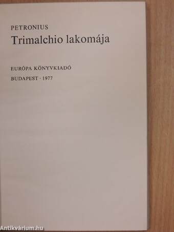 Trimalchio lakomája