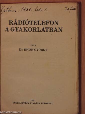 Rádiótelefon a gyakorlatban